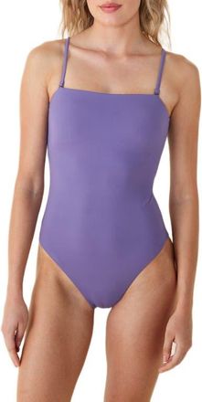 Andie Swim The Cabo One-Piece Swimsuit in Amethyst at Nordstrom, Size X-Small