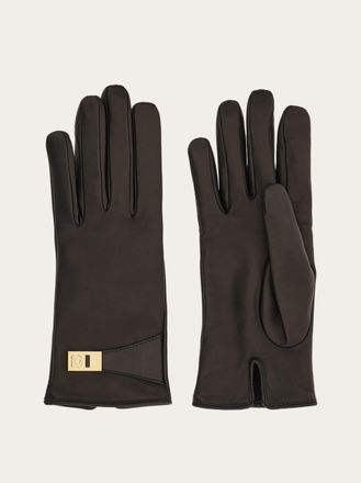 Ferragamo Women Gloves with buckle Black