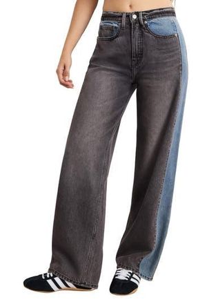 Good American Good Standard Baggy Jeans in Indigo1000 at Nordstrom Rack