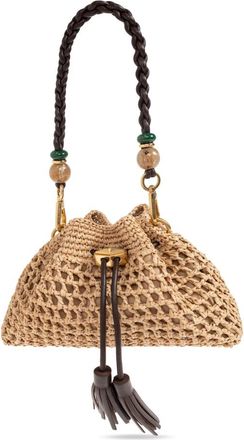 Jimmy Choo London Bucket Bags, female, Beige, Size: ONE SIZE Cinch Small Bag