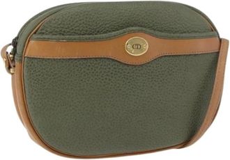 Dior Pre-owned Cross Body Bags, female, Green, Size: ONE SIZE Pre-owned Vintage Shoulder Bag
