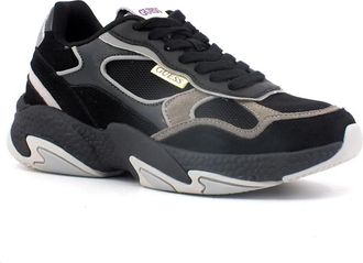Guess Nasla Sneakers - Dames - Sneakers - Zwart - 36 EU - Leer - Schoenen