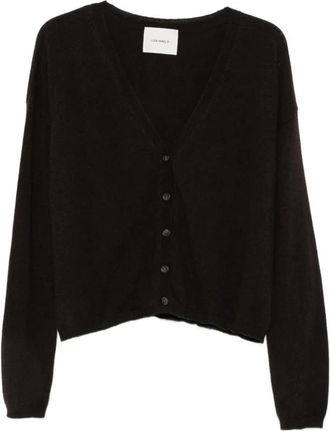Lisa Yang V-hals Vest - Dames - Vesten - Bruin - M - Truien & Vesten