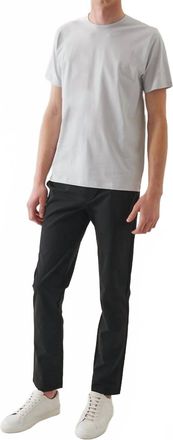 Patrick Assaraf Nucleo Stretch Chino Pants In Black