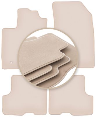 OEM Alfombrillas Premium Beige Para: Dacia Duster Ii 2wd Suv 2018