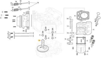 STIGA Sports Original Stiga &Aacute;rbol De Levas Del Motor Tre 635v Tractor De C&eacute;sped 118551556/1