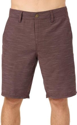 O'Neill Portola Water Resistant Hybrid Shorts in Chocolate at Nordstrom, Size 36