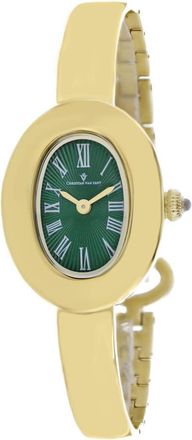 Christian Van Sant Anora Quartz Green Dial Ladies Watch CV4336