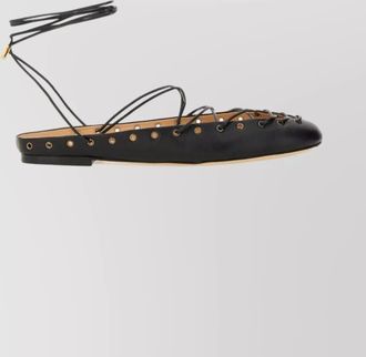 Chlo&eacute; ballerina shoes featuring eyelet design