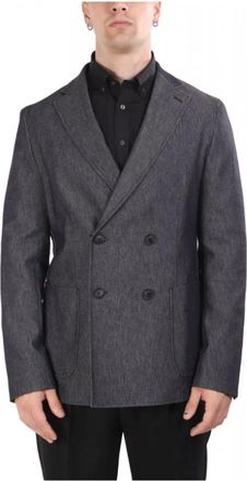 HUGO BOSS Heren, Jassen, Blauw, Maat: XL Leer