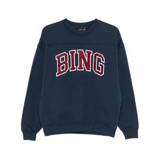 Anine Bing Dames, Sweatshirts & Hoodies, Blauw, Maat: XS
