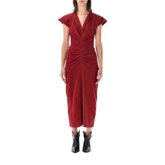 Isabel Marant Maxi Dresses - Dresses - Mujer - Marr&oacute;n - S