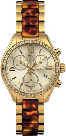 Timex Womens Classic Gold Dial Watch