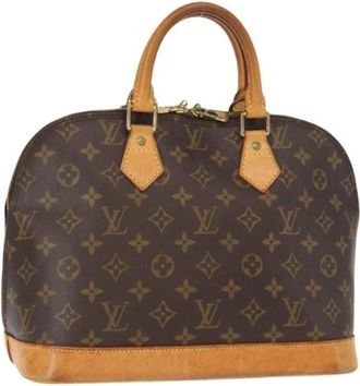 Louis Vuitton Pre-owned Handbags, female, Brown, Size: ONE SIZE Pre-owned Canvas Handbag