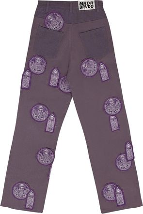 Who Decides War by Ev Bravado flap-pocket jeans - Purple