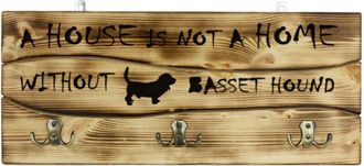 OEM Basset Hound - Percha Para Ropa Con Perro, Expositor De Medallas, Decoraci&oacute;n Del Hogar De Art-dog