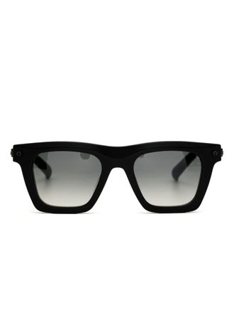 Yohji Yamamoto square-frame sunglasses - Black