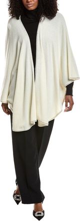 Sofiacashmere Knit Wool & Cashmere-Blend Cape