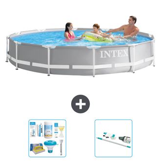 Intex Piscina Prism Frame Redonda - 366x76 Cm - 5-piezas S31941