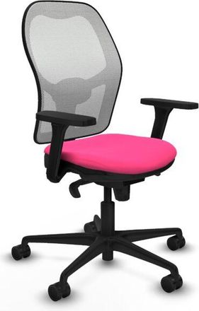 Piqueras y Crespo Jorquera Sincro Malla Blanca Similpiel Rosa Brazos 3d Base Nailon Ruedas 65mm Nailon