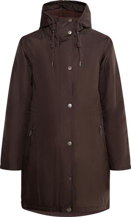 Usha Gewatteerde korte jas Dames donkerbruin