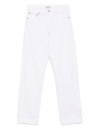 A Gold E high-rise jeans - women - Recycled Cotton - 27 - White