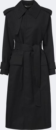 Victoria Beckham Trench Philippa in twill di lana vergine