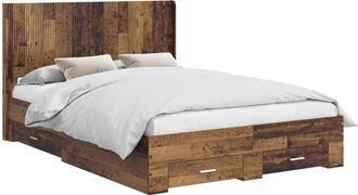 vidaXL Estructura De Cama Con Almacenamiento Y Cabecero Vidaxl