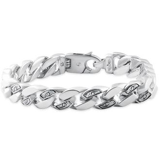 Pompeii3 Mens Designed Link 14k Gold (79gram) or Platinum (127gram) 10.5mm Bracelet 9.25