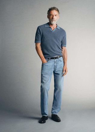 Mango POLOSHIRT ALOE navy - Uomo - XXL - MANGO MAN