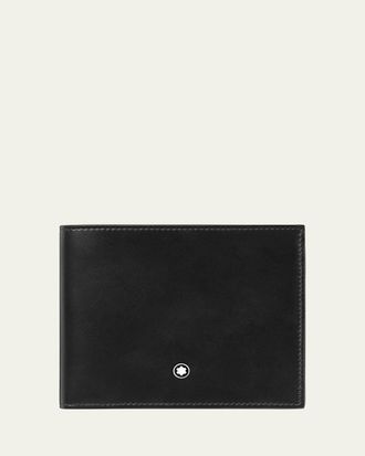 Montblanc Mens Meisterstuck Leather Bifold Wallet