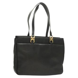 Ferragamo Pre-owned Cuero bolsos-de-mano - Pre-owned - Mujer - Negro - ONE SIZE