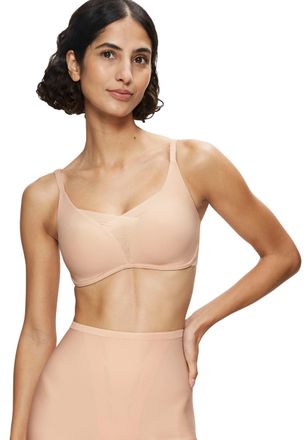 Triumph B&uuml;gelloser BH TRIUMPH Shape Smart P, Damen, Gr. 1, N-Gr, beige (neutral beige), Microtouch, Obermaterial: 51% Polyamid, 25% Polyester, 24% Elasthan, u