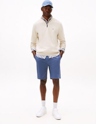 Tommy Hilfiger Mens Regular Fit 9 Comfort Waist Tommy Short - Blue - 29