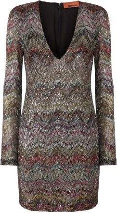 Missoni Dames, Jurken, Veelkleurig, Maat: S