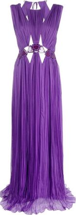 Alberta Ferretti Gowns - Dames - Avondkleed - Paars - M - Kleedjes