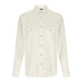 Tom Ford Hombre, Camisas, Blanco, Talla: XL
