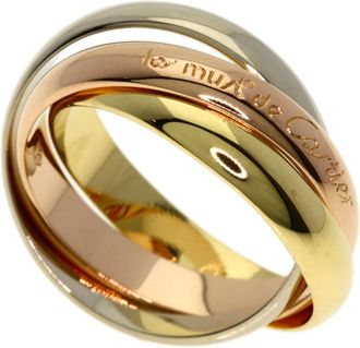 Cartier Trinity Yellow Gold (18K) Pink Gold (18K) White Gold (18K) Band Ring (Pre-Owned)
