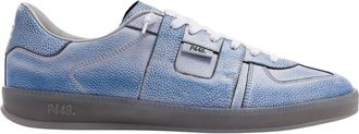 P448 Monza Patina Sky - unisex - Sneakers - Blauw - 37 EU - Katoen - Schoenen