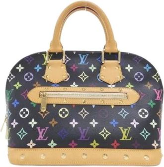Louis Vuitton Pre-owned Canvas Handbag - Dames - Vintage Handtas - Veelkleurig - ONE Size - Vintage