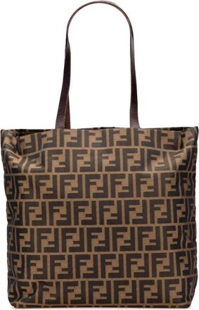 Fendi Pre-owned Printed Tote Bag - Pre-owned - Mujer - Marr&oacute;n - ONE SIZE