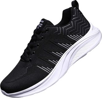 Generic Fashion Spring and Summer Men Sports Shoes Flat Bottom Lightweight Mesh Breathable Comfortable Solid Color Features: Comfortable Mens Dress Shoes (Gre