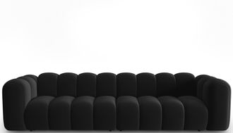 MICADONI 4-Sitzer Design Modul Sofa Lupine - Samtbezug