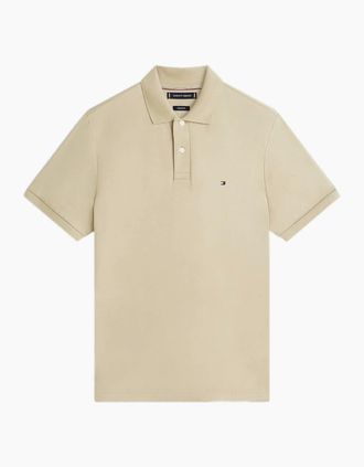 Tommy Hilfiger Mens Tommy Hilfiger Liquid Cotton Reg Polo M03 Keystone - Tan - Size: 38