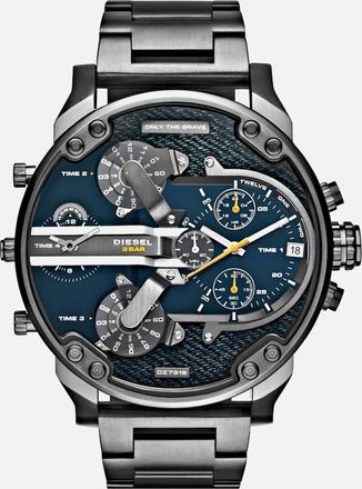 Diesel Mens Diesel DZ7331 Mr Daddy 2.0 Gunmetal Stainless Steel Mens Watch - Black