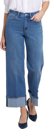 NYDJ Nydj Petite Teresa Stillwater Lake Wide Leg Jean