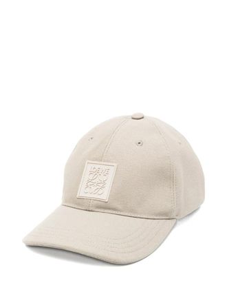 Loewe Honkbalpet met logopatch - Grijs