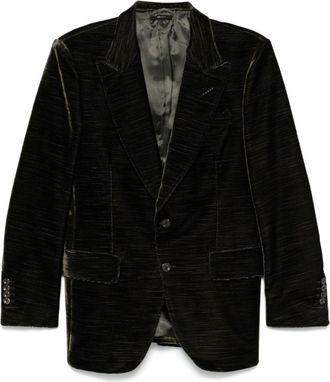 Tom Ford Blazer in velluto - Verde
