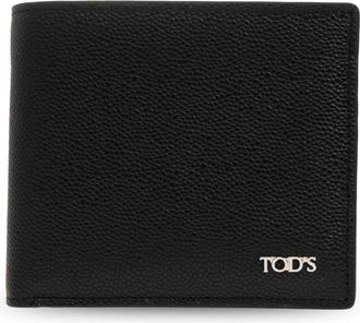 Tod's T Timeless Wallet - Dames - Portefeuilles - Zwart - ONE Size - Leer - Accessoires
