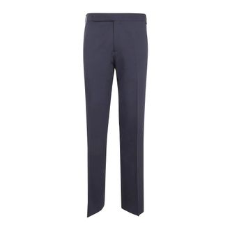 Lardini Pantaloni eleganti in misto lana - - Trousers - Uomo - Blu - L